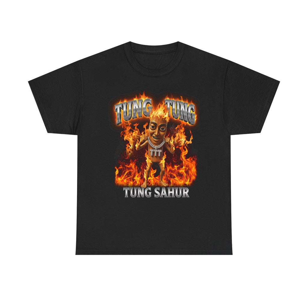 Tung Tung Tung Sahur , Triple T Vintage Bootleg T-shirt, Funny Gen Z Gift, Italian Brainrot Meme Tee